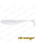 Leurre Souple Sawamura One Up Shad Slim 4" Silky White – natusport