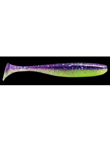 Leurre Souple Keitech Easy Shiner 3" Purple Chartreuse – natusport 2