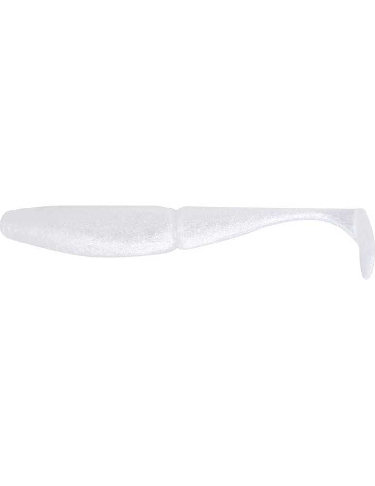 Leurre Souple Sawamura One Up Shad Slim 4" Silky White – natusport
