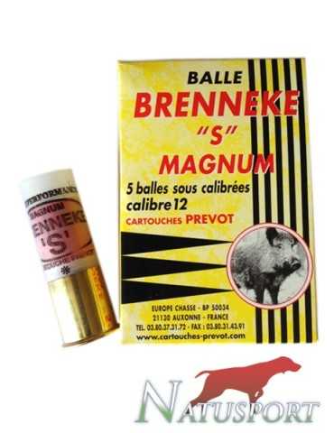 Balle sous-calibrée Prevot Brenneke "S" C.12/76 2