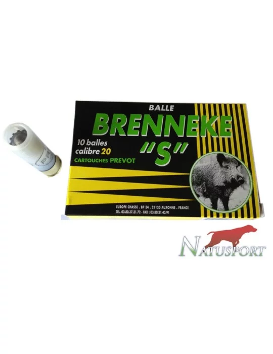 Balle sous-calibrée Prevot Brenneke "S" C.20/70