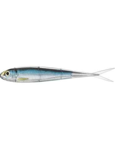 Leurre Souple LiveTarget Twitch Minnow 95 mm Silver/Blue 2