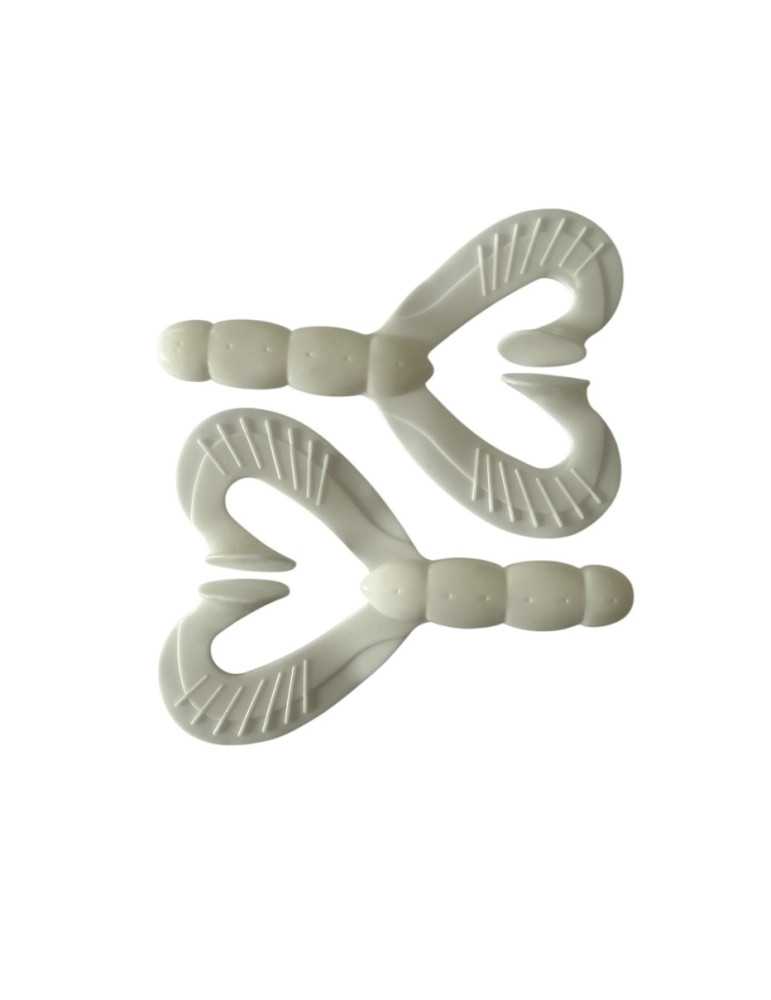 Leurre Souple Reins Rockvibe Manta 6,5" Mat White – natusport