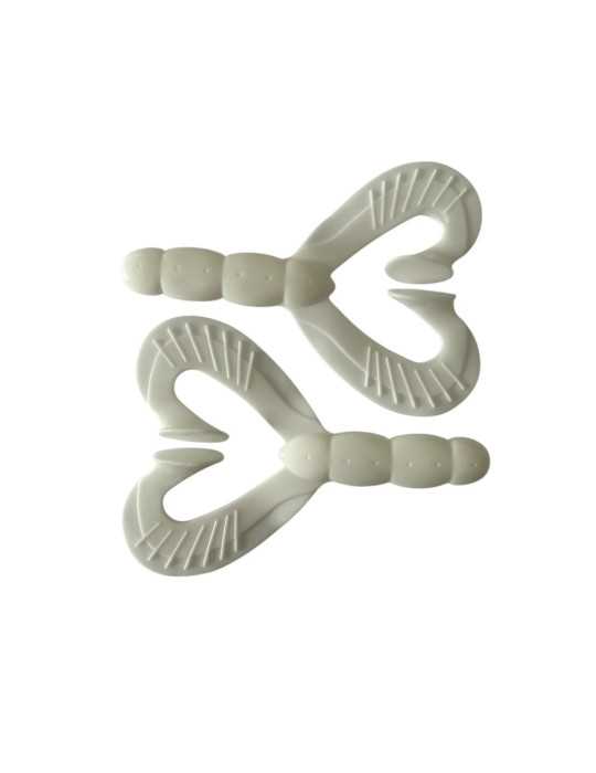 Leurre Souple Reins Rockvibe Manta 6,5" Mat White – natusport