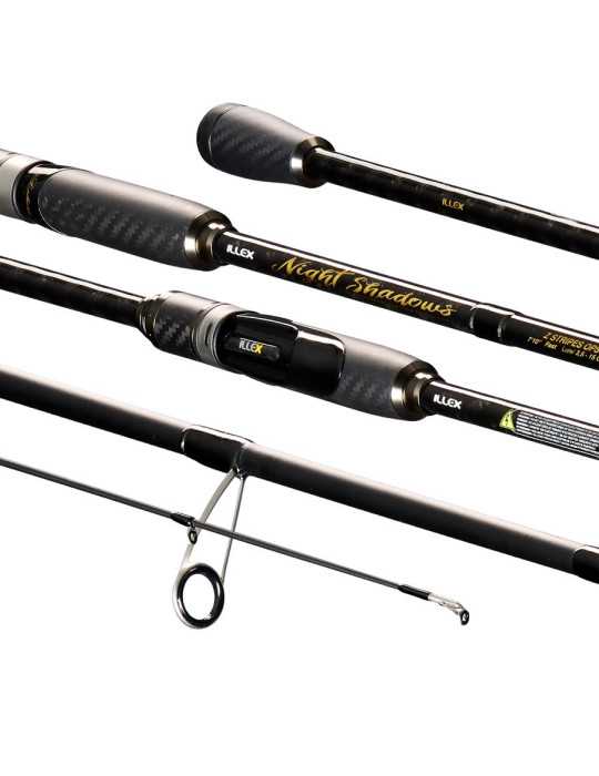 Canne Spinning Illex Night Shadows Stripes Ops 2,40m 3,5-15g | Natuspo – natusport