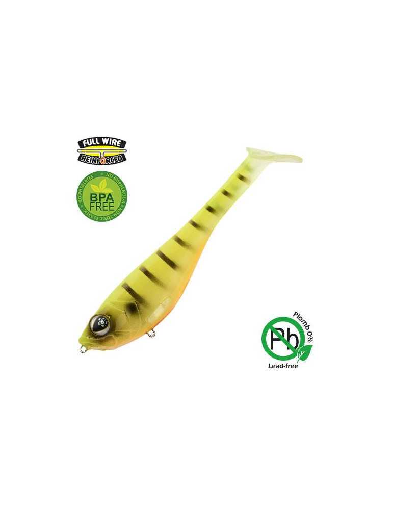 Leurre Souple Sakura Dekai Swimbait 120 Tigre/Or