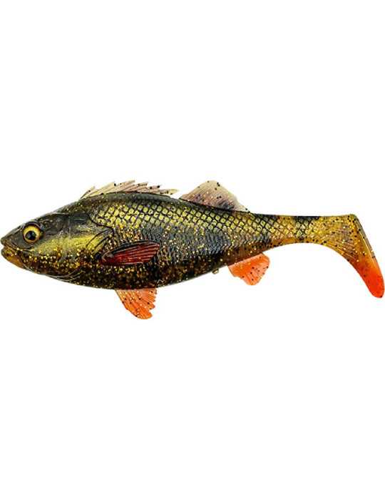 Leurre Souple Savage Gear 4D Perch Shad 12,5cm 20g Motor Oil UV | Natu – natusport