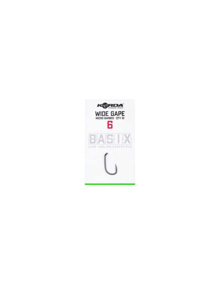 Hameçon Korda Basix Wide Gape N°6 – natusport