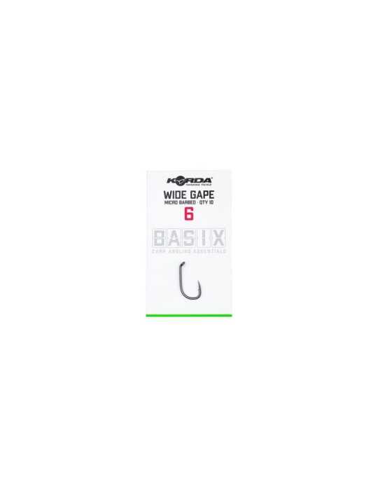 Hameçon Korda Basix Wide Gape N°6 – natusport