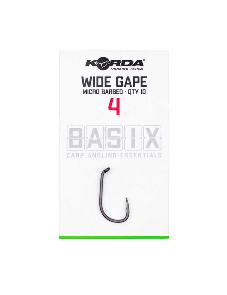 Hameçon Korda Basix Wide Gape N°4 – natusport