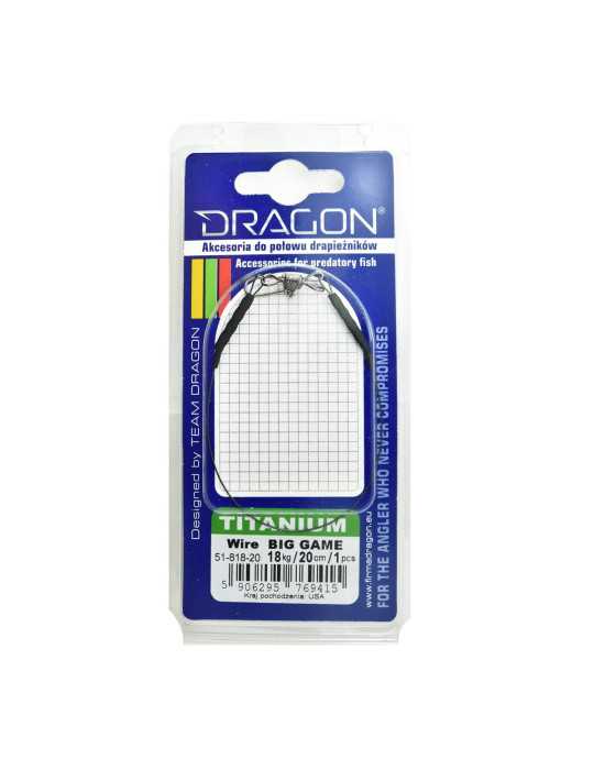 Bas de Ligne Titane Dragon 18 kg 20 cm – natusport