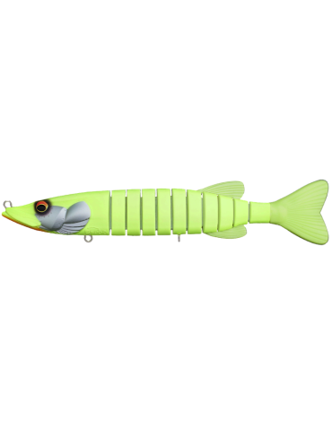 Leurre Dur Biwaa Swim Pike 180 SS Mat Chartreuse – natusport 2