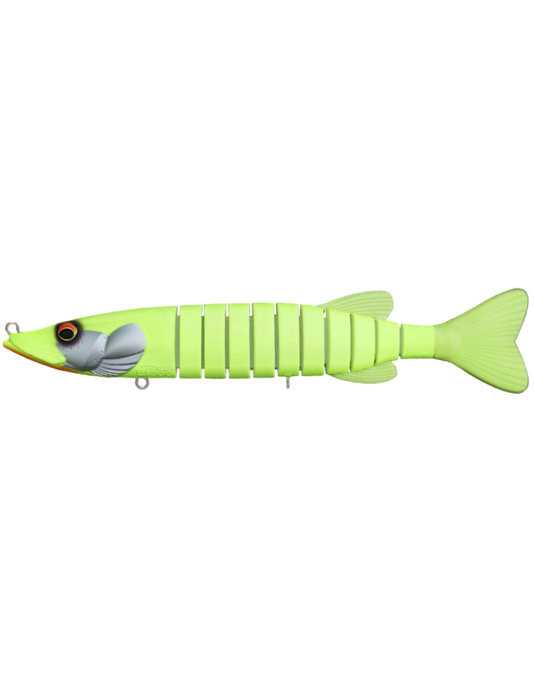Leurre Dur Biwaa Swim Pike 180 SS Mat Chartreuse – natusport