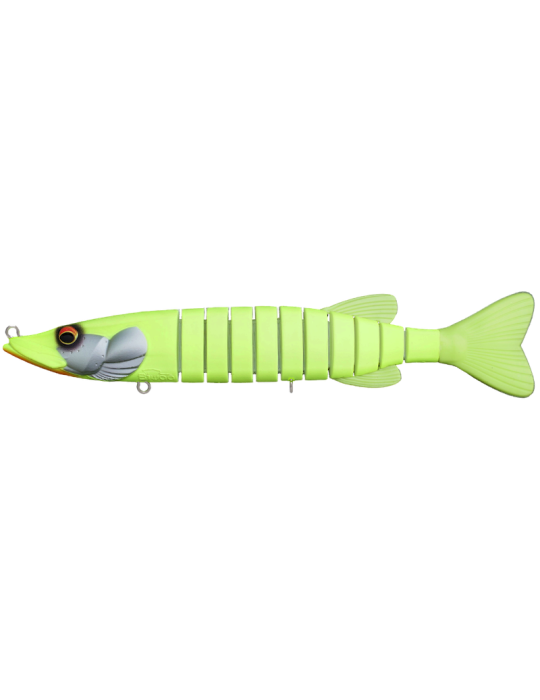 Leurre Dur Biwaa Swim Pike 180 SS Mat Chartreuse – natusport