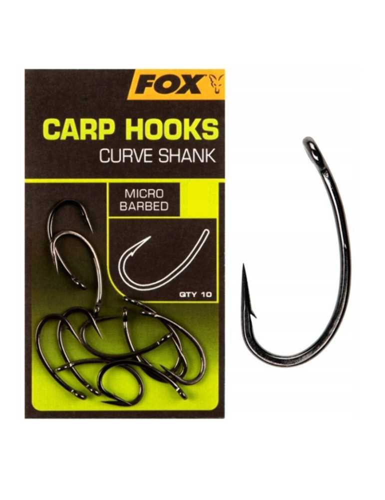 Hameçons Fox Curve Carp Shank Taille 2 – natusport