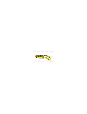 Leurre Souple Powerline Frog Pop 6cm Jaune/Points Noirs