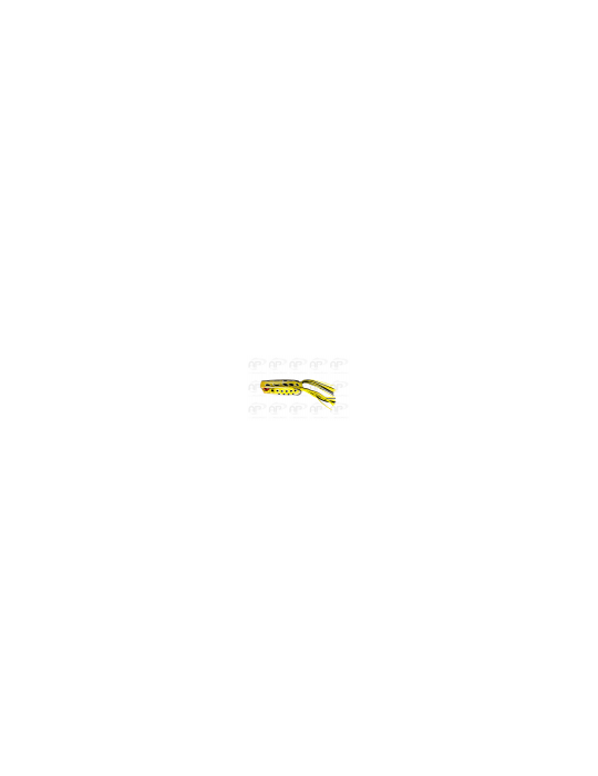 Leurre Souple Powerline Frog Pop 6cm Jaune/Points Noirs – natusport