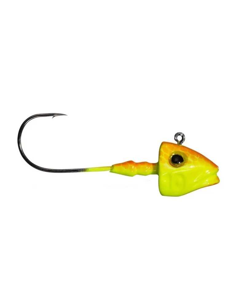 Tête Plombée Sensas G'Fish Orange/Fluo Yellow 7 g 3/0 – natusport