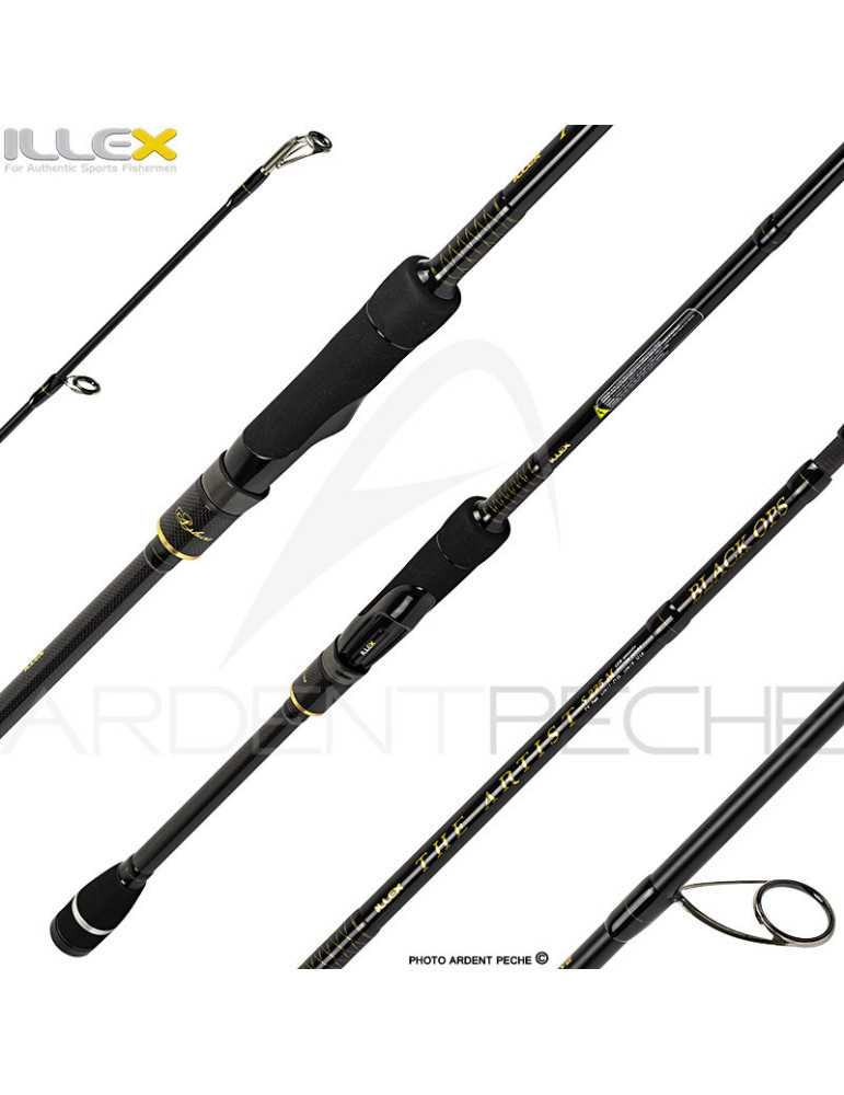 Canne Illex The Artist The Black Ops 2,25 m 7-21 g – natusport