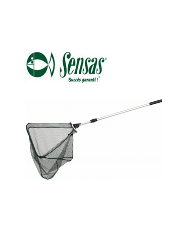 Épuisette Sensas Triangulaire Repliable 1,60 m Maille 6 mm – natusport