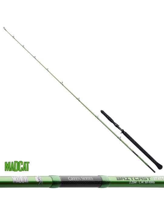 Canne Casting Savage Gear Green Baitcast 2,25m 50-100g – natusport