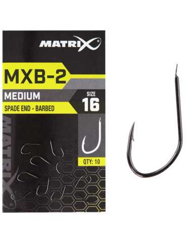 Hameçon Matrix MXB-2 Medium Spade End Barbed Taille 14