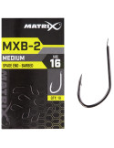 Hameçon Fox MXB-2 Medium Spade End Barbed Taille 14 – natusport
