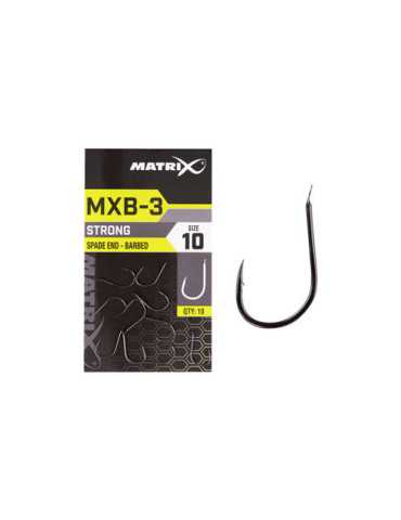 Hameçon Matrix MXB-3 Strong Spade End Barbed