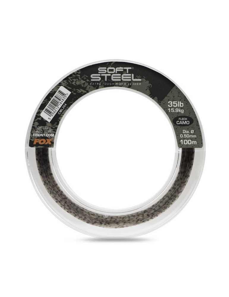 Bas de Ligne Fox Soft Steel Fleck Camo Leader 35 lb – natusport