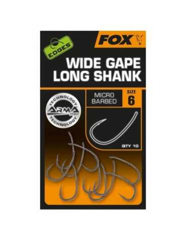 Hameçon Fox Super Wide Gape Long Shank Taille 6