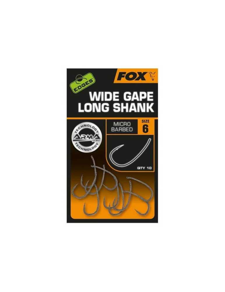 Hameçon Fox Super Wide Gape Long Shank Taille 6 – natusport