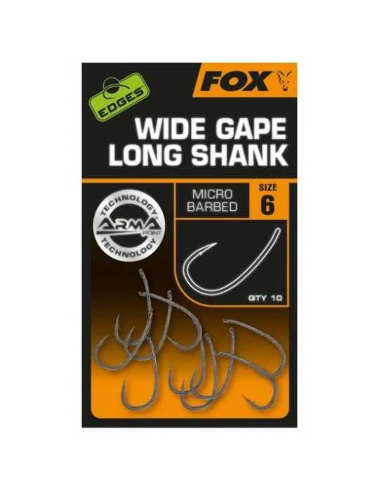 Hameçon Fox Super Wide Gape Long Shank Taille 6 – natusport