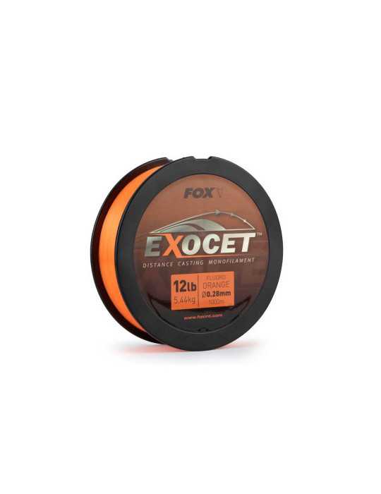 Nylon Fox Exocet Fluoro Mono Orange 0.28mm – natusport