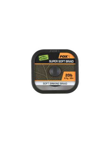 Fil Tresse Fox Soft Braid Naturel 20 m 9,1 kg
