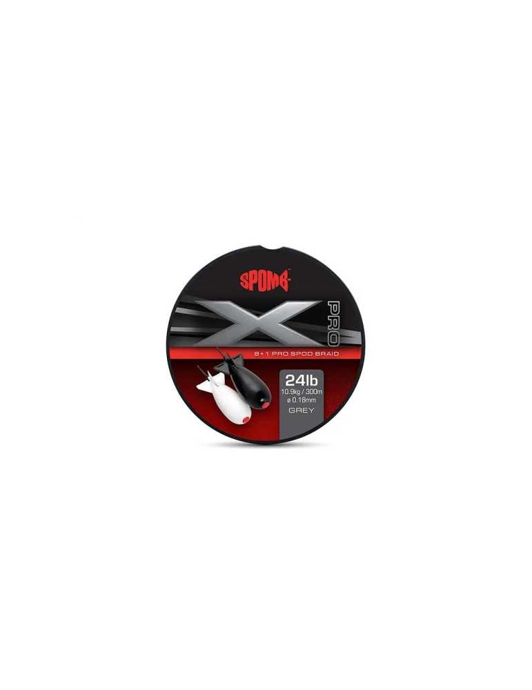 Fil Tresse Fox X Pro Braid Grey 8+1 0,18 mm – natusport