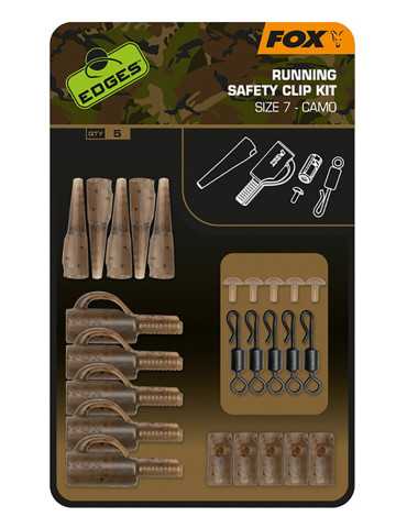 Fox Edges Camo Running Safety Clip Kit