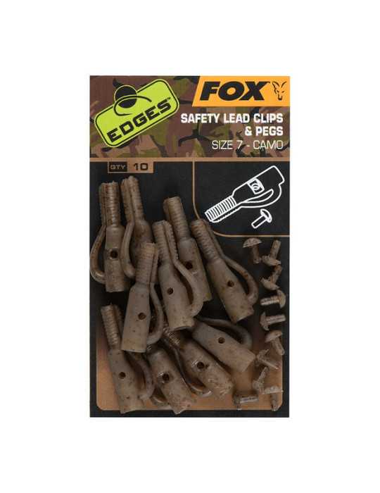 Émerillon Fox Slik Lead Clip & Pegs Camo Taille 7 – natusport