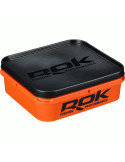 Boîte Plastylis Box Carré XL 6 L Orange/Noir – natusport