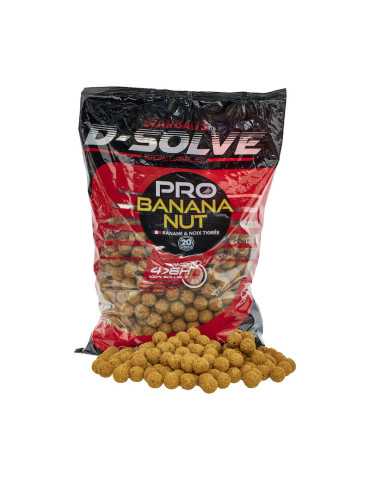 Bouillette Starbaits D-Solve Pro Banana Nut 20 mm 2,5 kg
