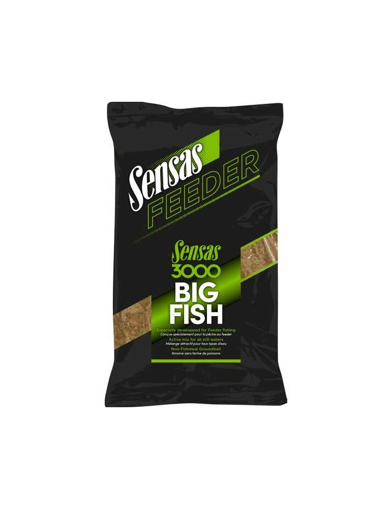 Amorce Sensas Feeder 3000 Big Fish 1kg – natusport