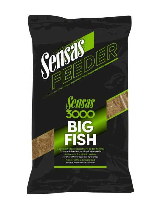 Amorce Sensas Feeder 3000 Big Fish 1kg – natusport