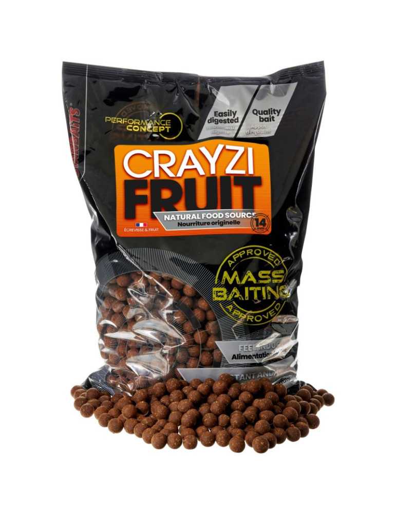 Bouillette Sensas Crazy Fruit Mass Baiting 20 mm 3 kg – natusport