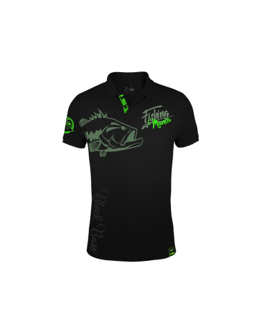 Polo Hot Spot Design Black Bass Mania XXL – natusport