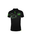 Polo Hot Spot Design Black Bass Mania XXL – natusport