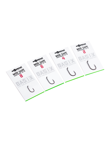 Hameçon Korda Basix Wide Gape N°4 – natusport