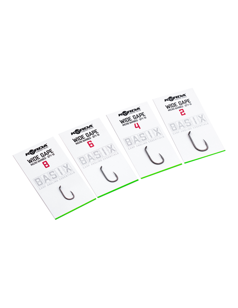 Hameçon Korda Basix Wide Gape N°4 – natusport