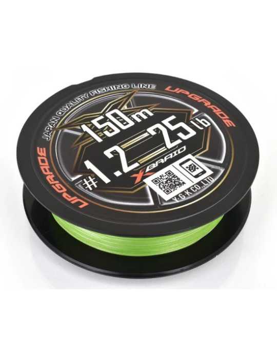 Fil Tressé YGK X-Braid Upgrade X8 PE 1.0 22lb – natusport