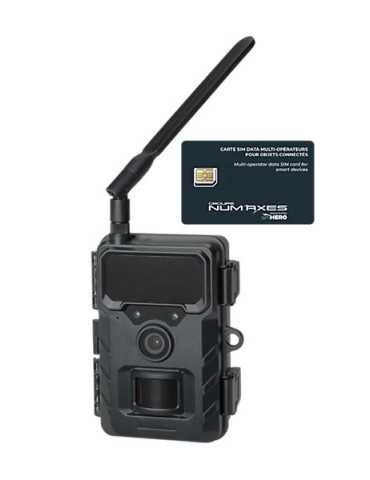 Piège photographique cellulaire PIE1150 avec carte SIM NUM'AXES fournie
