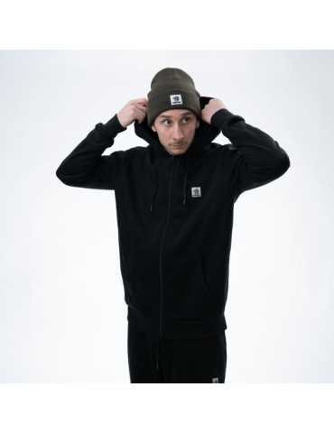 Nash Make It Happen Badge Zipped Hoodie Black M – natusport