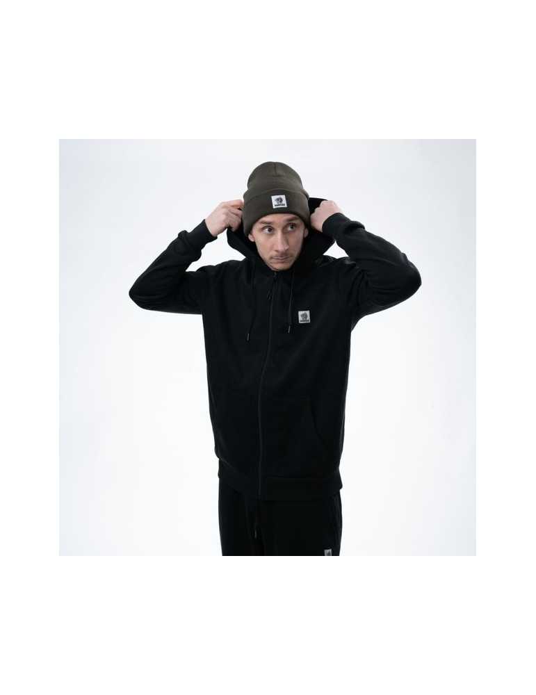 Nash Make It Happen Badge Zipped Hoodie Black M – natusport